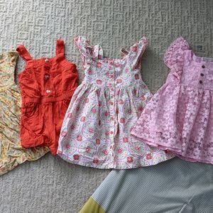 Lot of 4 toddler dresses